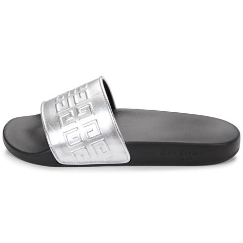 givenchy slides silver|clear givenchy slides.